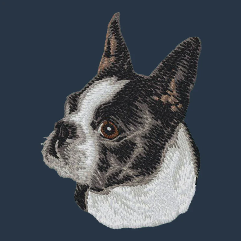Boston Terrier Embroidered Wearable Blanket - Image 6