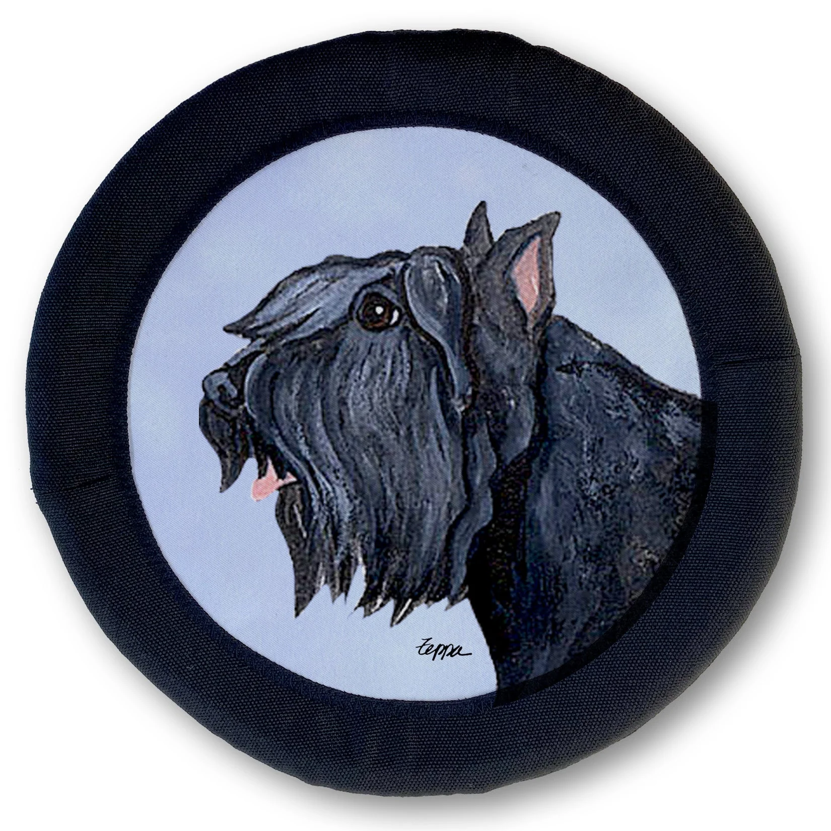 Bouvier des Flandres FOTOFRISBY Flying Dog Disc Toy