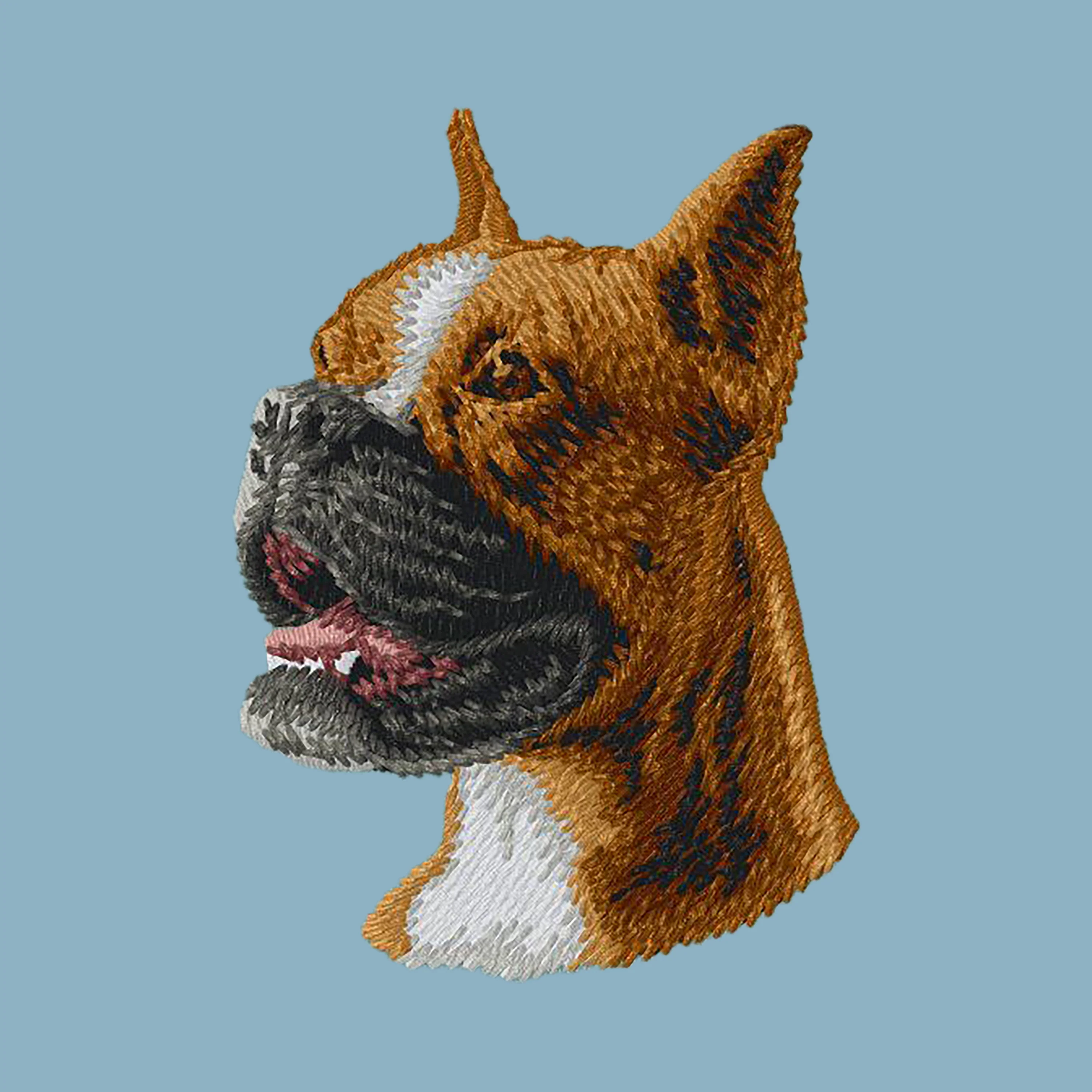 Boxer Embroidered Sweatshirt Hoodie - Image 2