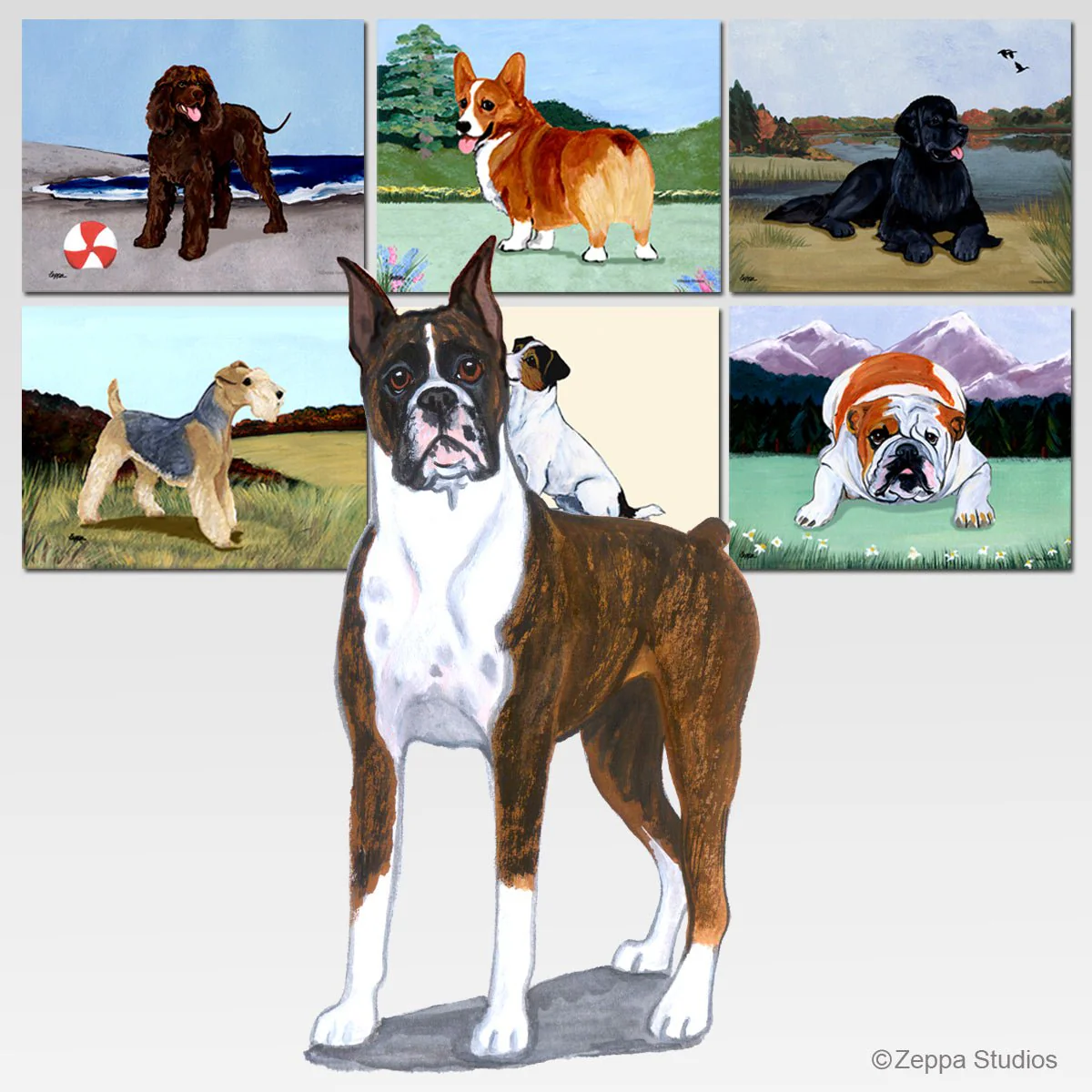 Boxer Scenic Cutting Board - Image 2