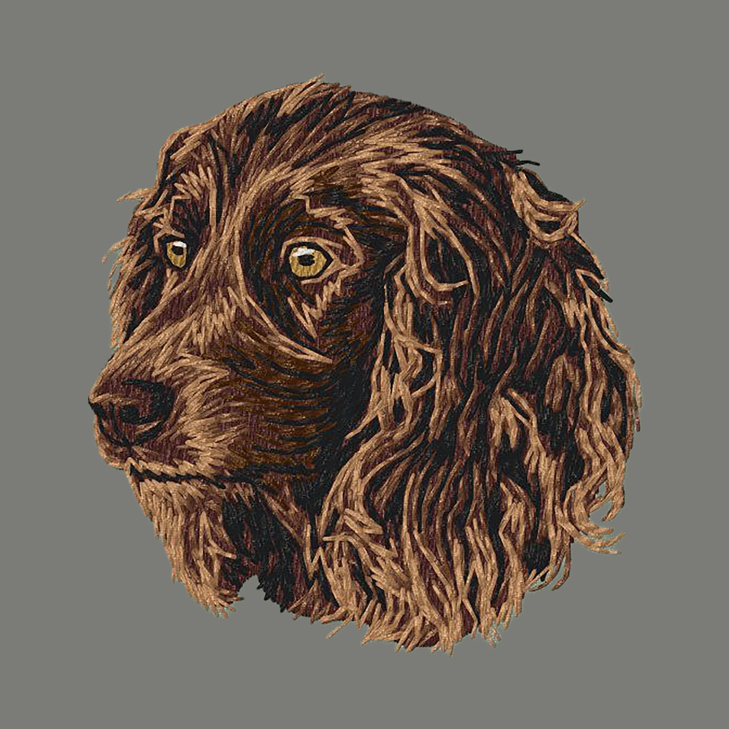 Boykin Spaniel Embroidered Wearable Blanket - Image 6