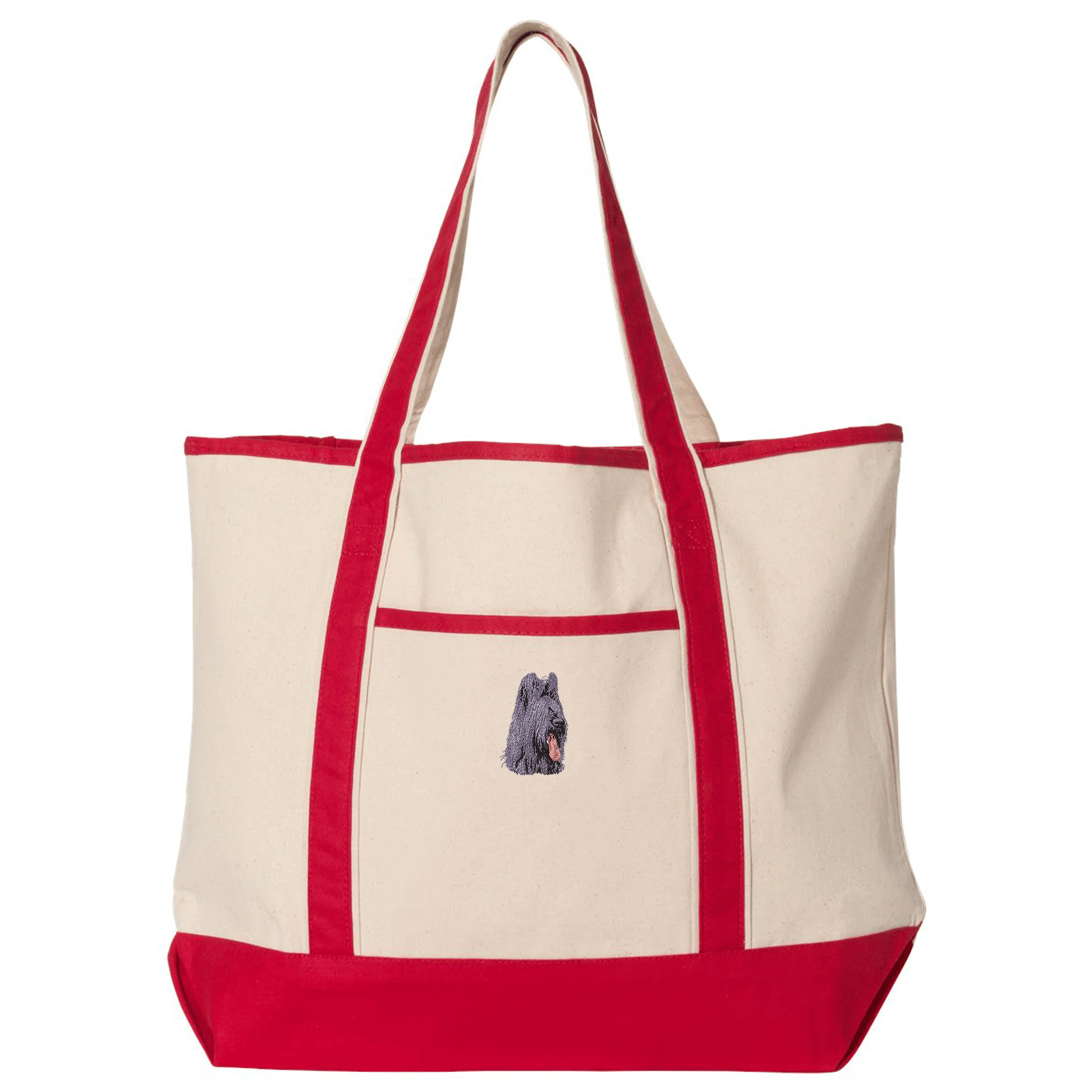 Briard Embroidered Tote - Image 3