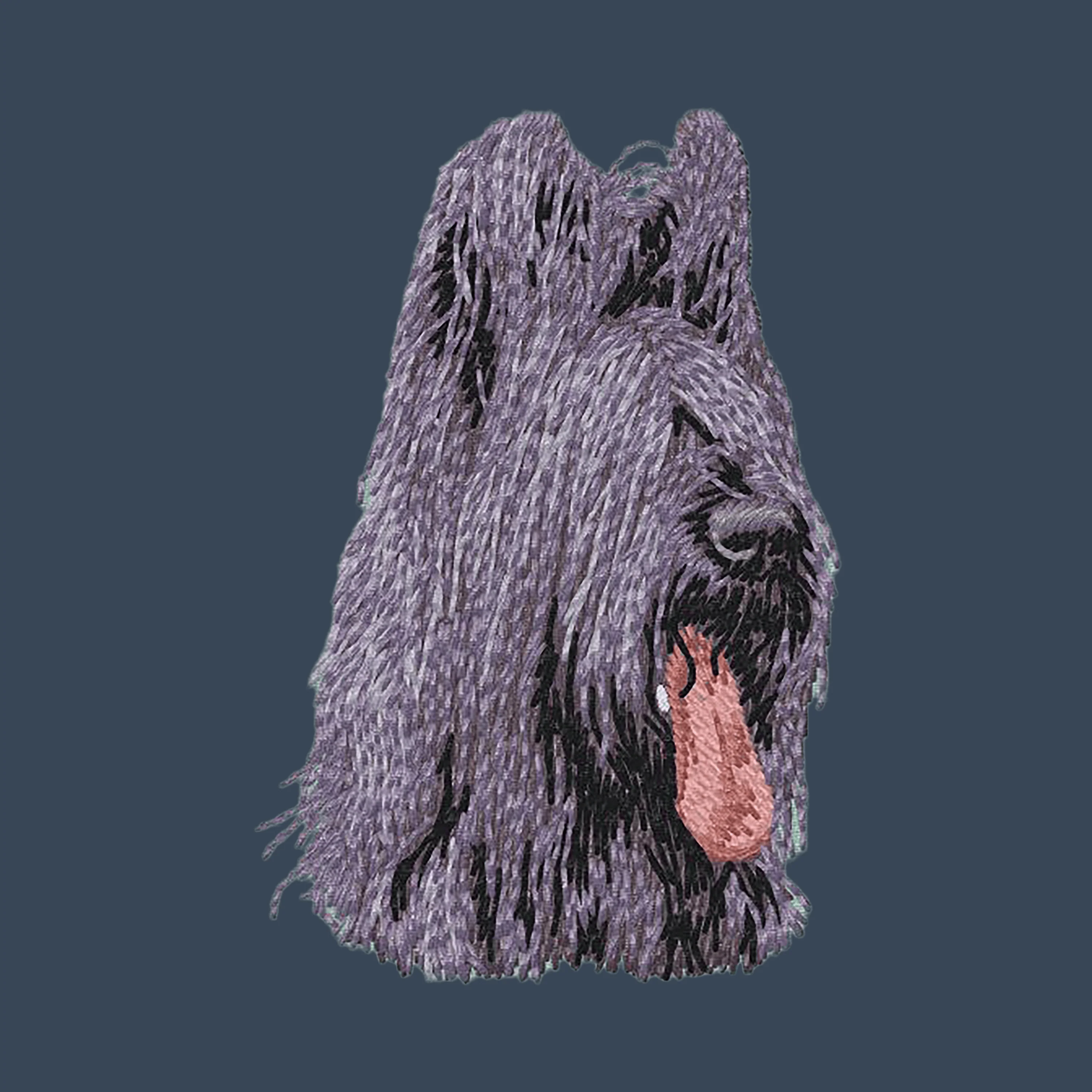 Briard Embroidered Women's Denim Shirt - Image 4