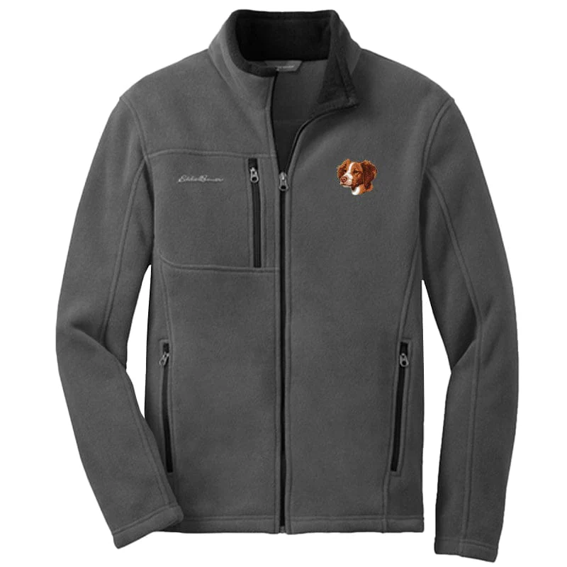 Brittany Embroidered Men's Fleece Jacket
