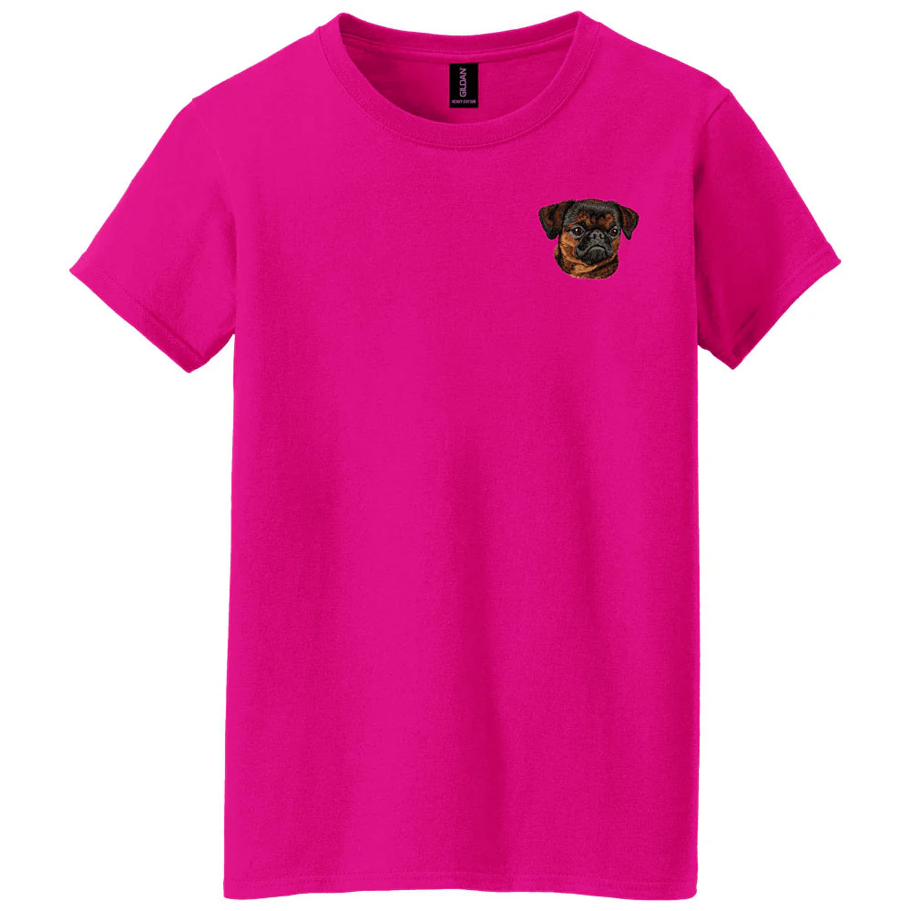 Brussels Griffon Embroidered Women's T-Shirt