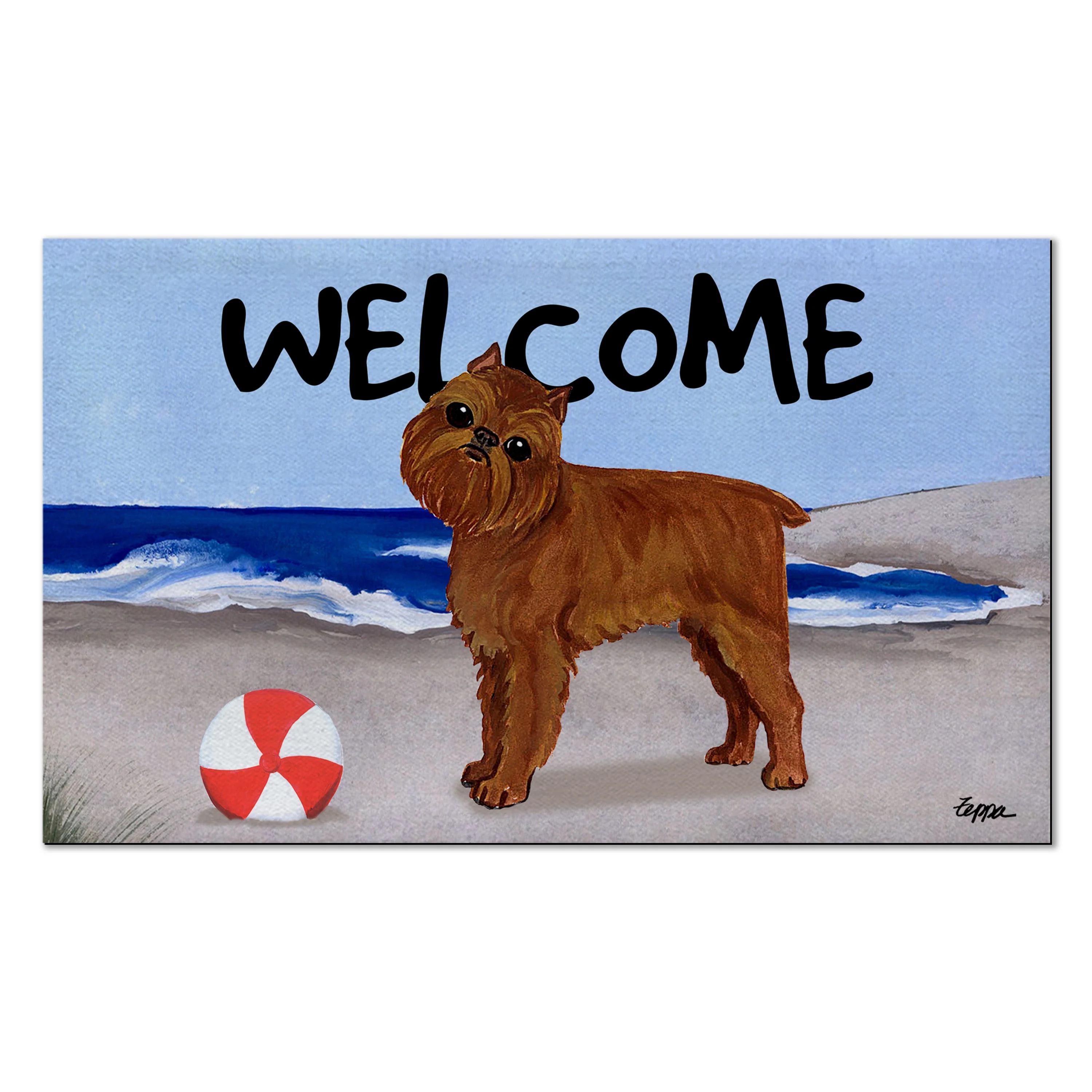 Brussels Griffon Welcome Mat - Image 2