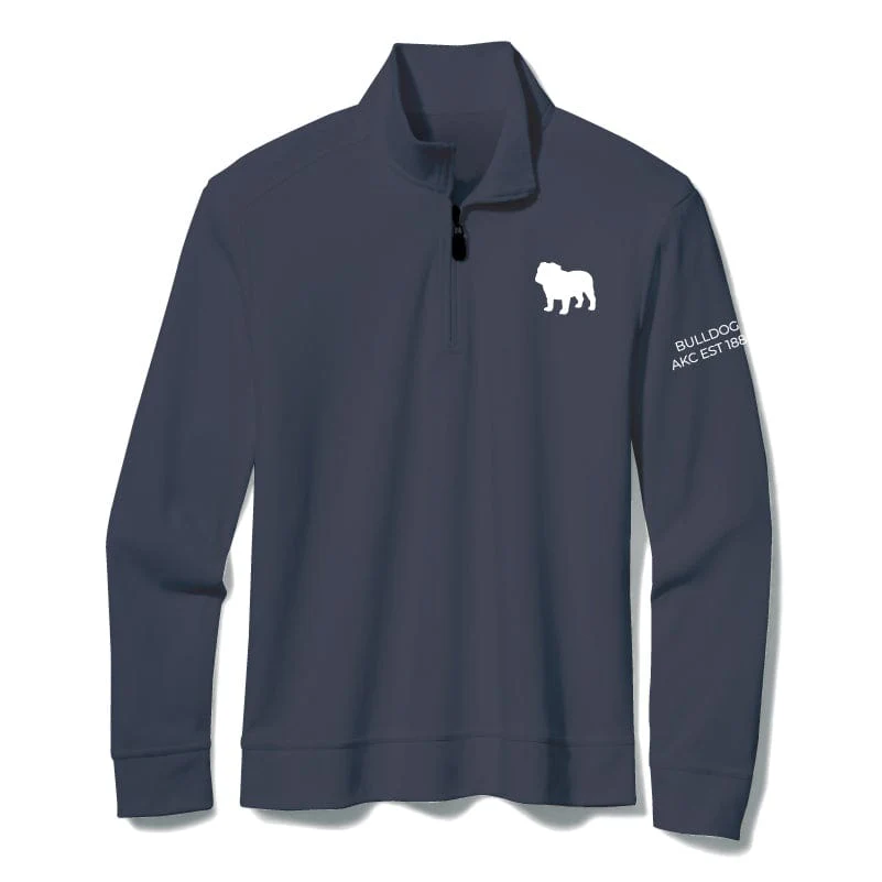 Bulldog Embroidered AKC Quarter Zip - Image 7