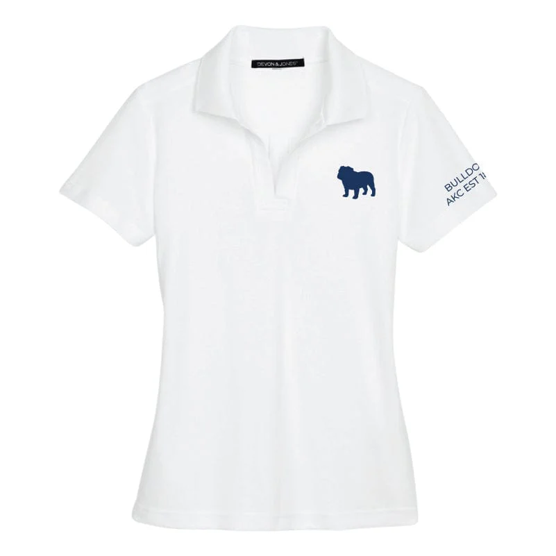 Bulldog Embroidered AKC Women's Polo - Image 7