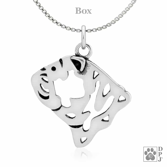 Bulldog, Head, Pendant - Image 2