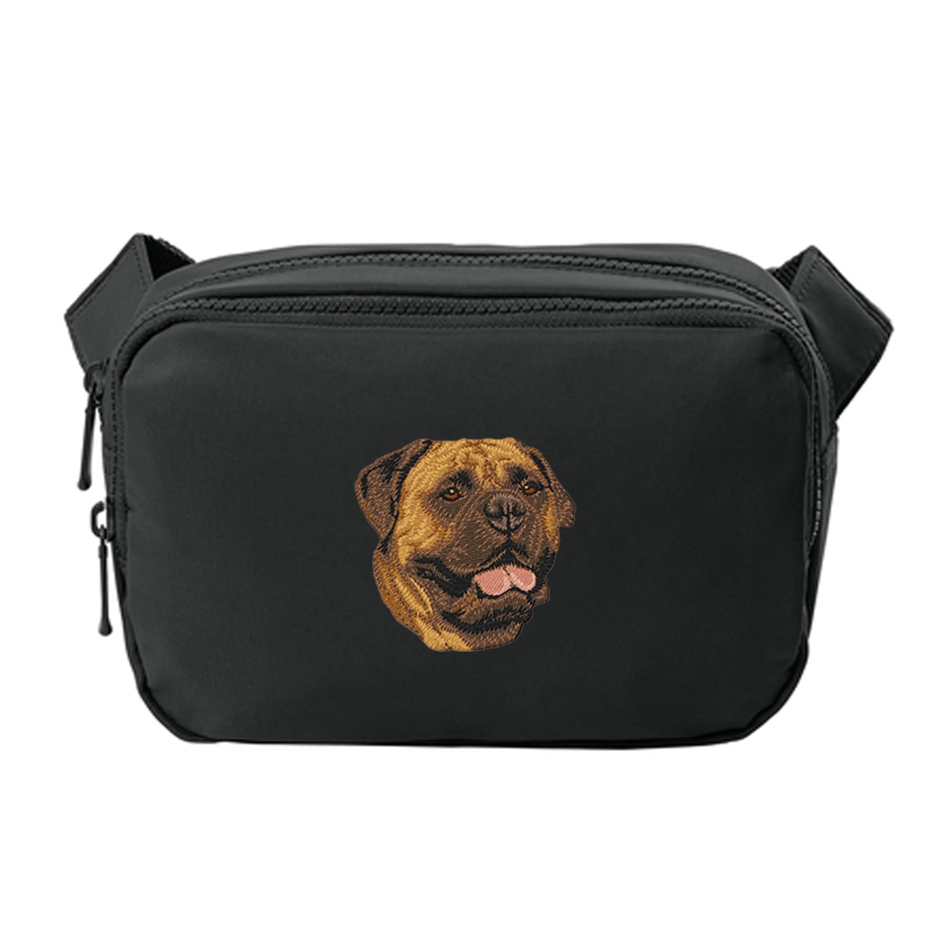 Bullmastiff Embroidered Crossbody Bag