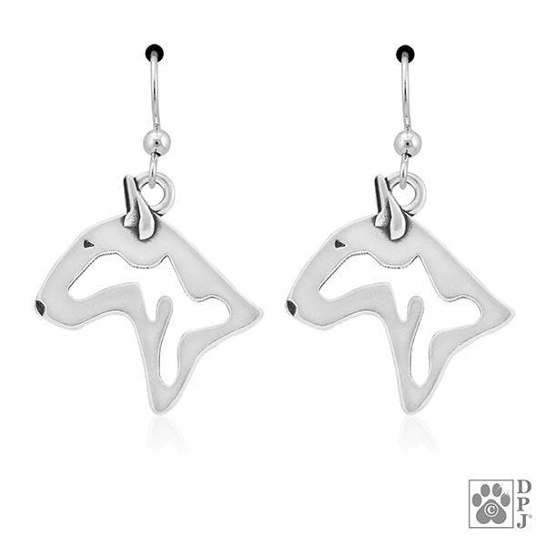 Bull Terrier, Head, Earring