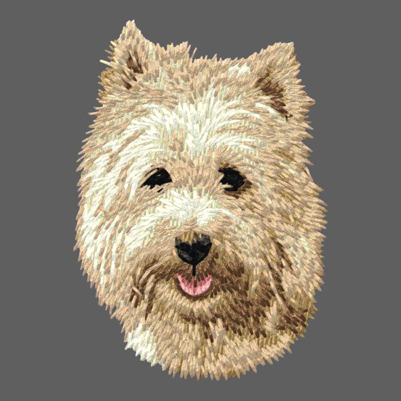 Cairn Terrier Embroidered Women's Fleece Jacket - Image 2
