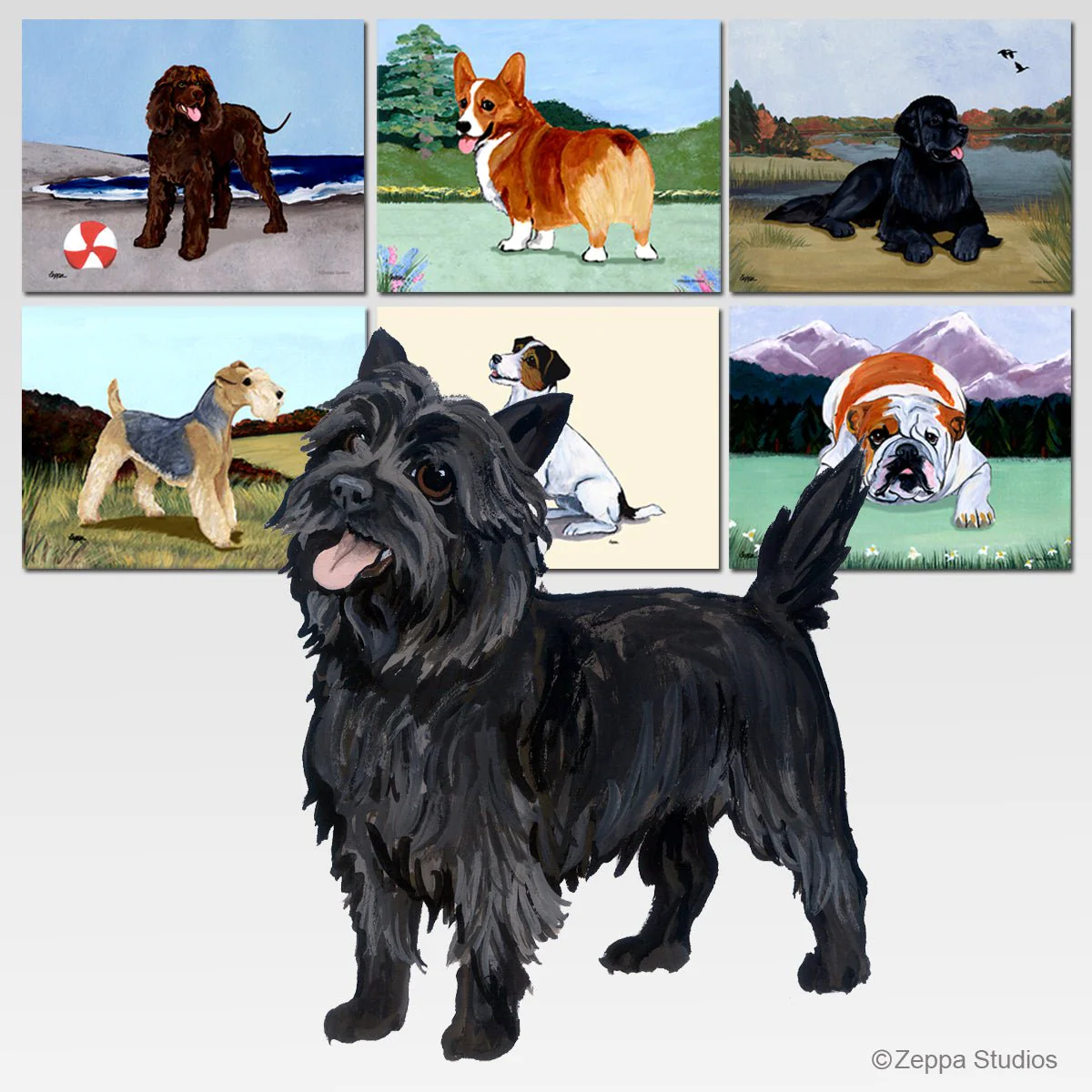 Cairn Terrier Scenic Cutting Board - Image 2