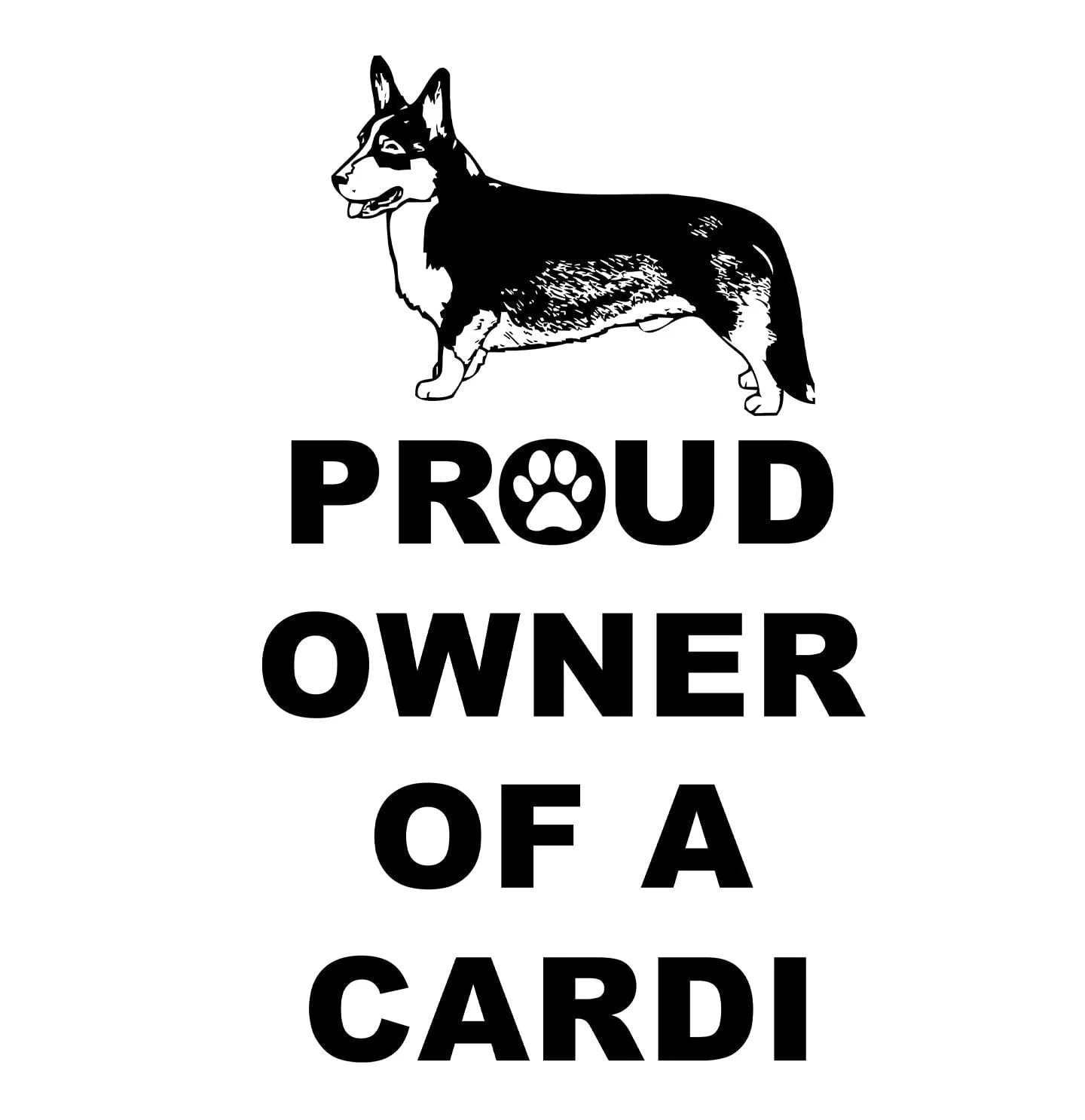 Cardigan Welsh Corgi Proud Owner - Adult Unisex T-Shirt - Image 2
