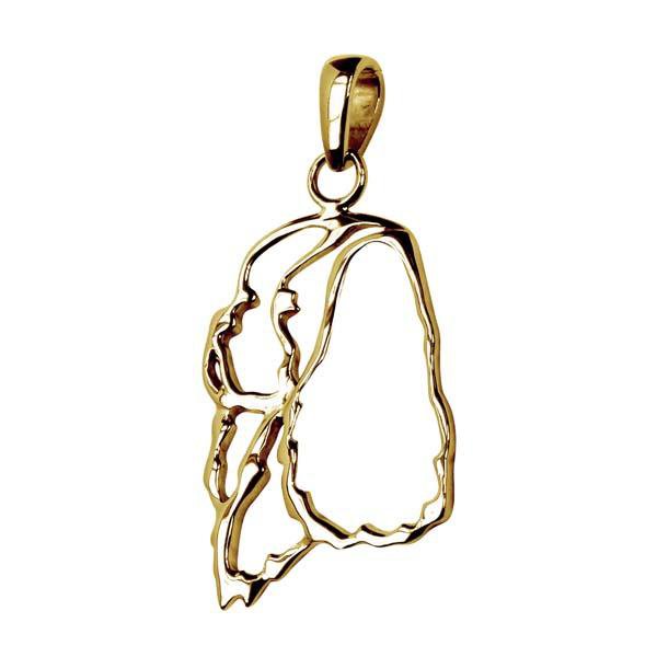 Cavalier King Charles Spaniel 14K Gold Cut Out Pendant - Image 2