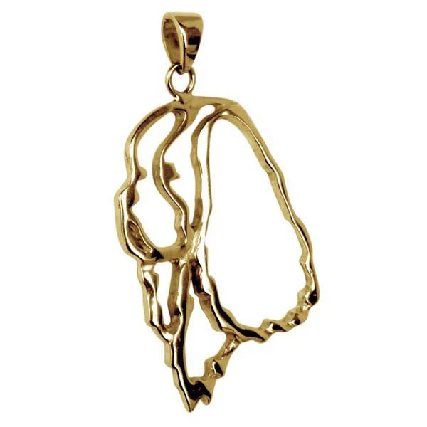 Cavalier King Charles Spaniel 14K Gold Cut Out Pendant - Image 3