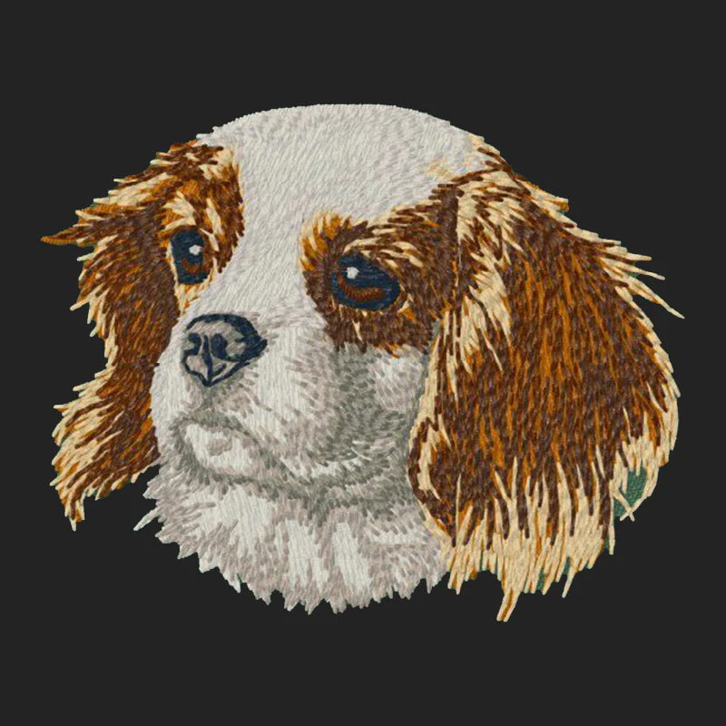 Cavalier King Charles Spaniel Embroidered Sweatshirt Hoodie - Image 2