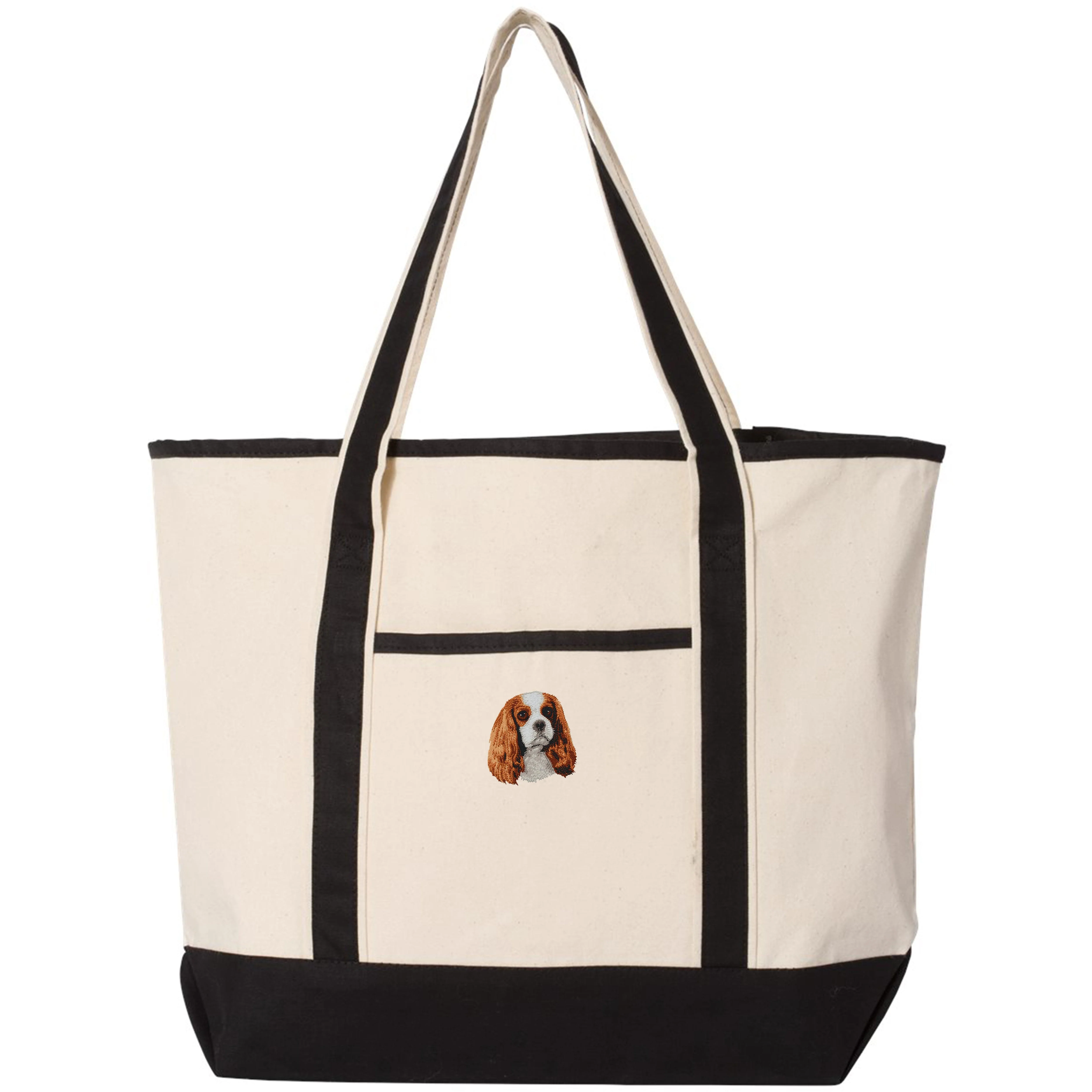 Cavalier King Charles Spaniel Embroidered Tote - Image 3