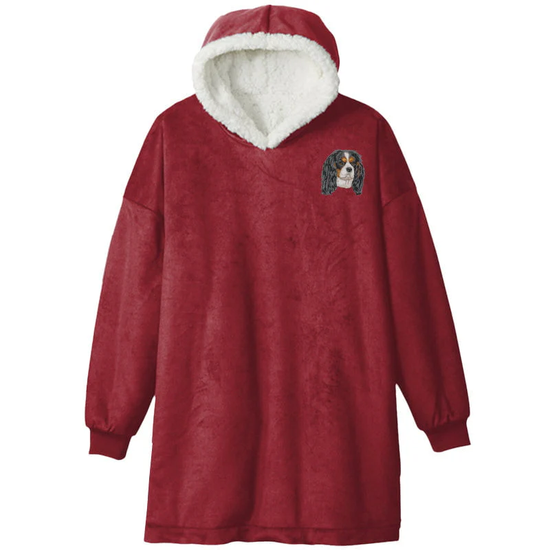Cavalier King Charles Spaniel Embroidered Wearable Blanket - Image 31
