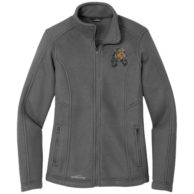 Cavalier King Charles Spaniel Embroidered Women's Fleece Jacket