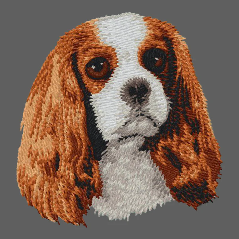 Cavalier King Charles Spaniel Embroidered Women's Fleece Jacket - Image 4