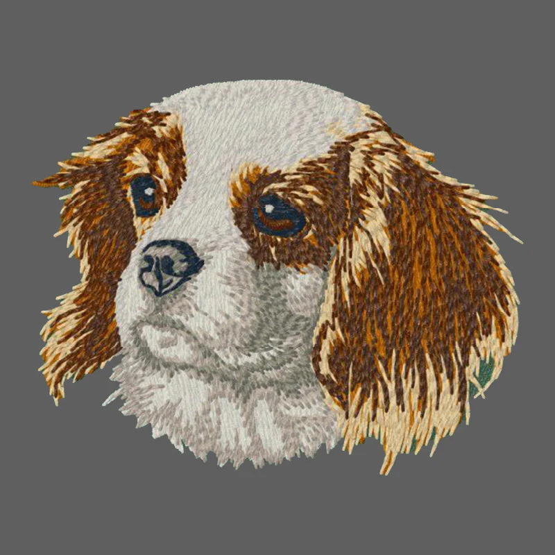 Cavalier King Charles Spaniel Embroidered Women's Fleece Jacket - Image 6