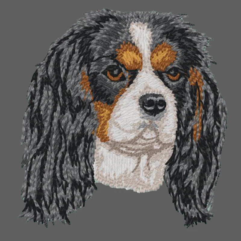 Cavalier King Charles Spaniel Embroidered Women's Fleece Jacket - Image 8