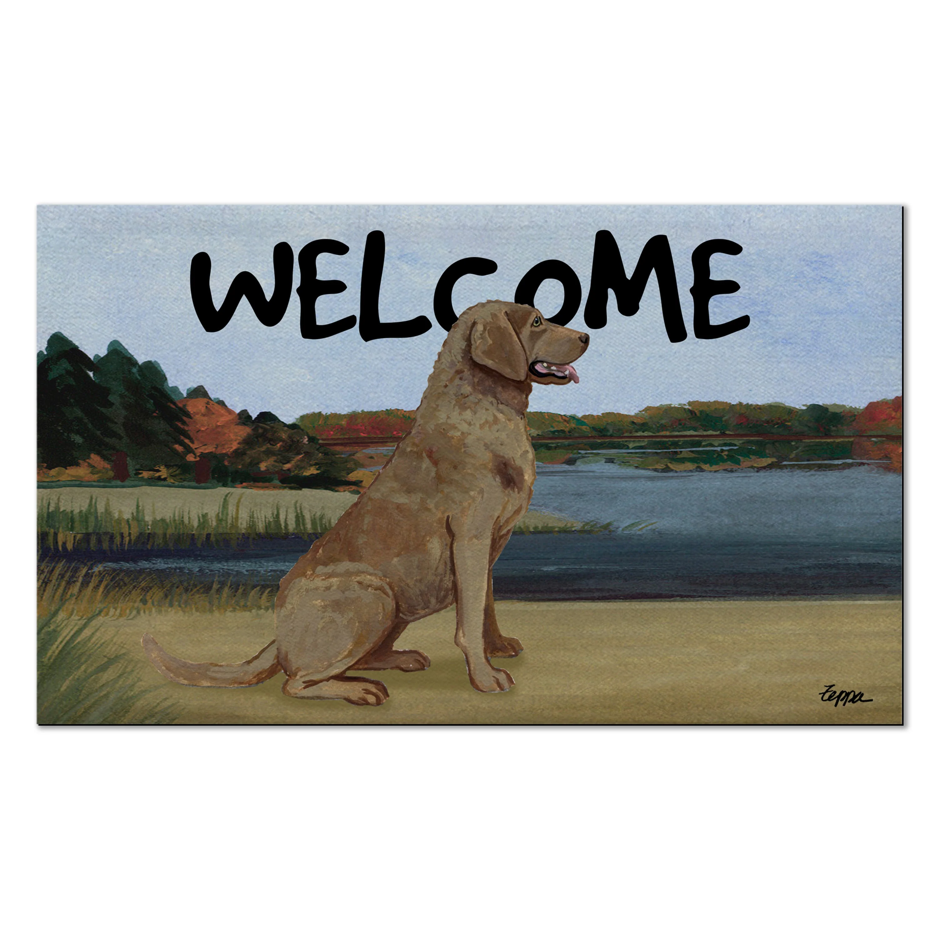 Chesapeake Bay Retriever Welcome Mat - Image 2