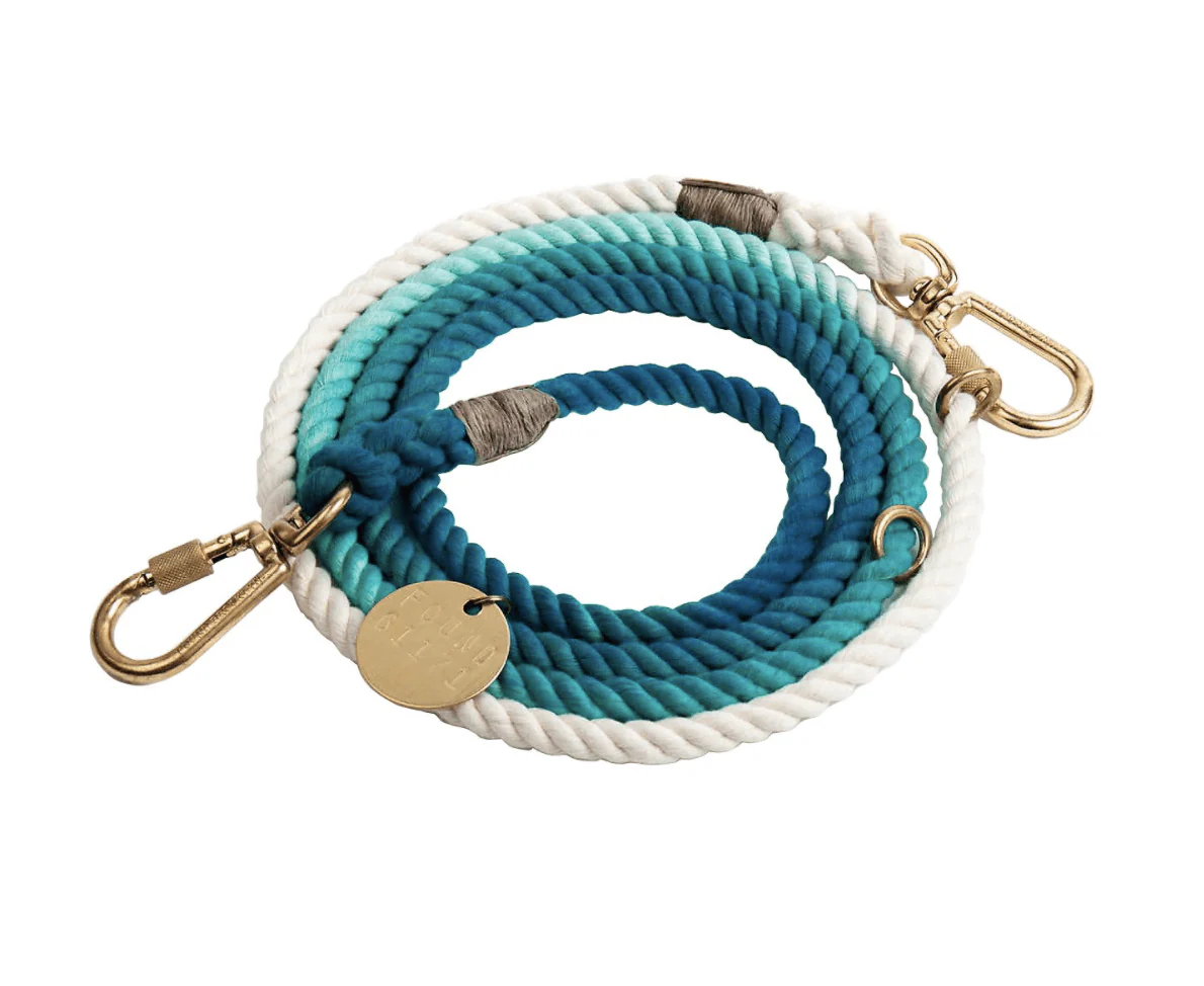 Found My Animal Adjustable Ombre Rope Dog Leash, 7-ft - Image 9