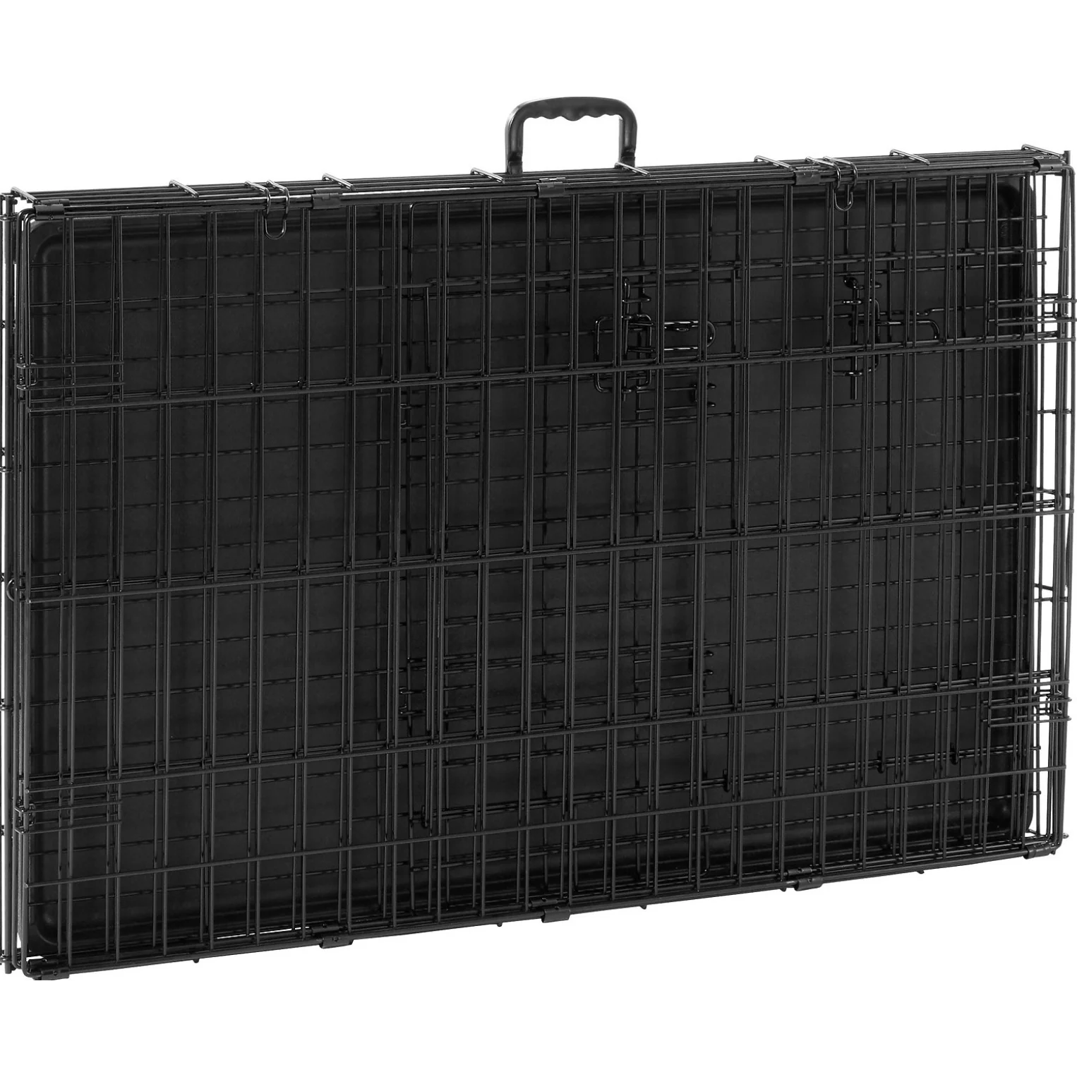 Frisco Fold & Carry Double Door Collapsible Wire Dog Crate - Image 2