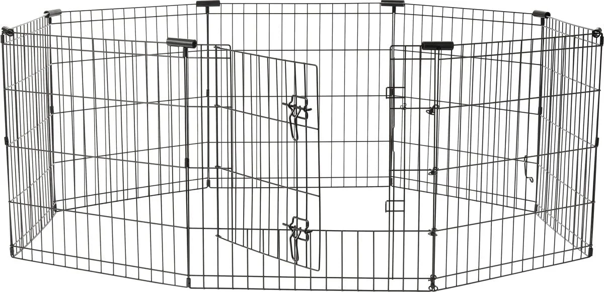 Frisco Wire Dog & Small Pet Exercise Pen with Step-Through Door - Image 2