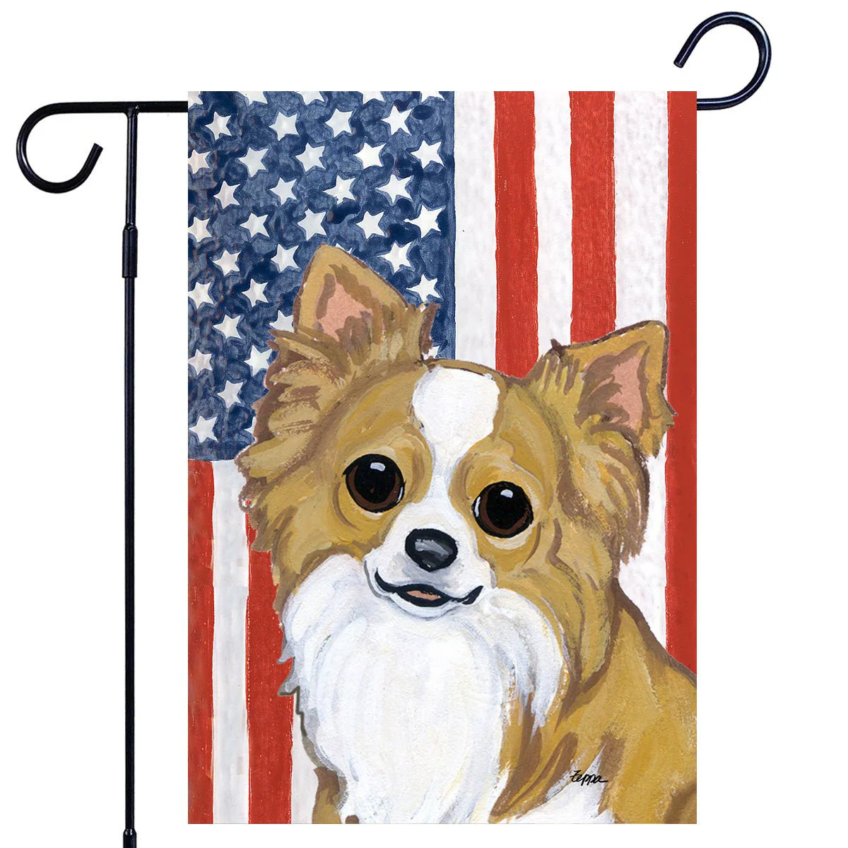 Chihuahua Americana Garden Flag - Image 2