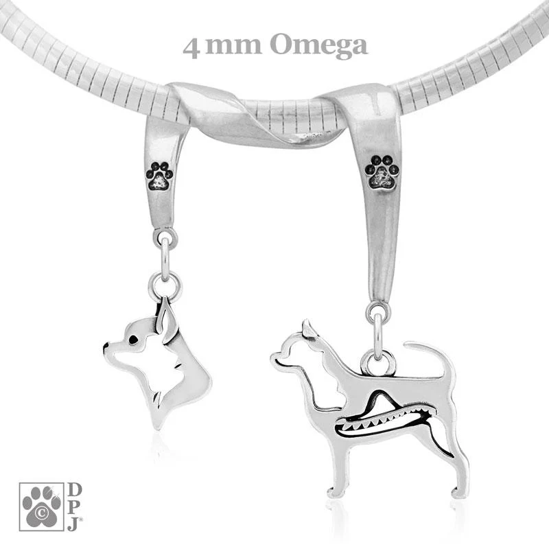 Chihuahua, Charm Holder, Necklace - Image 2