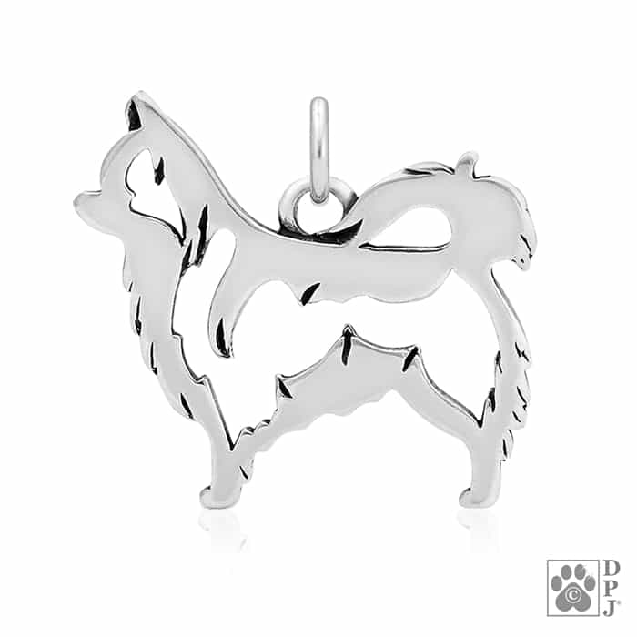 Chihuahua, Longhaired, Body, Pendant