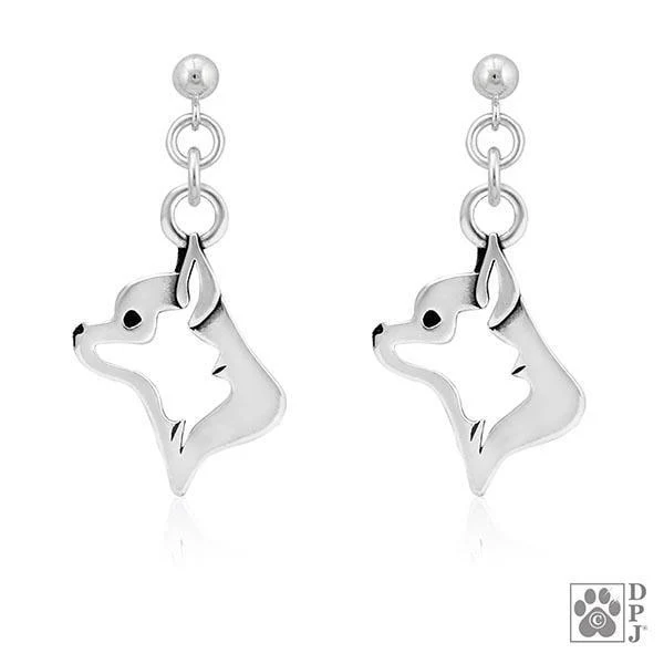 Chihuahua, Smooth Coat, Head, Earring - Image 2