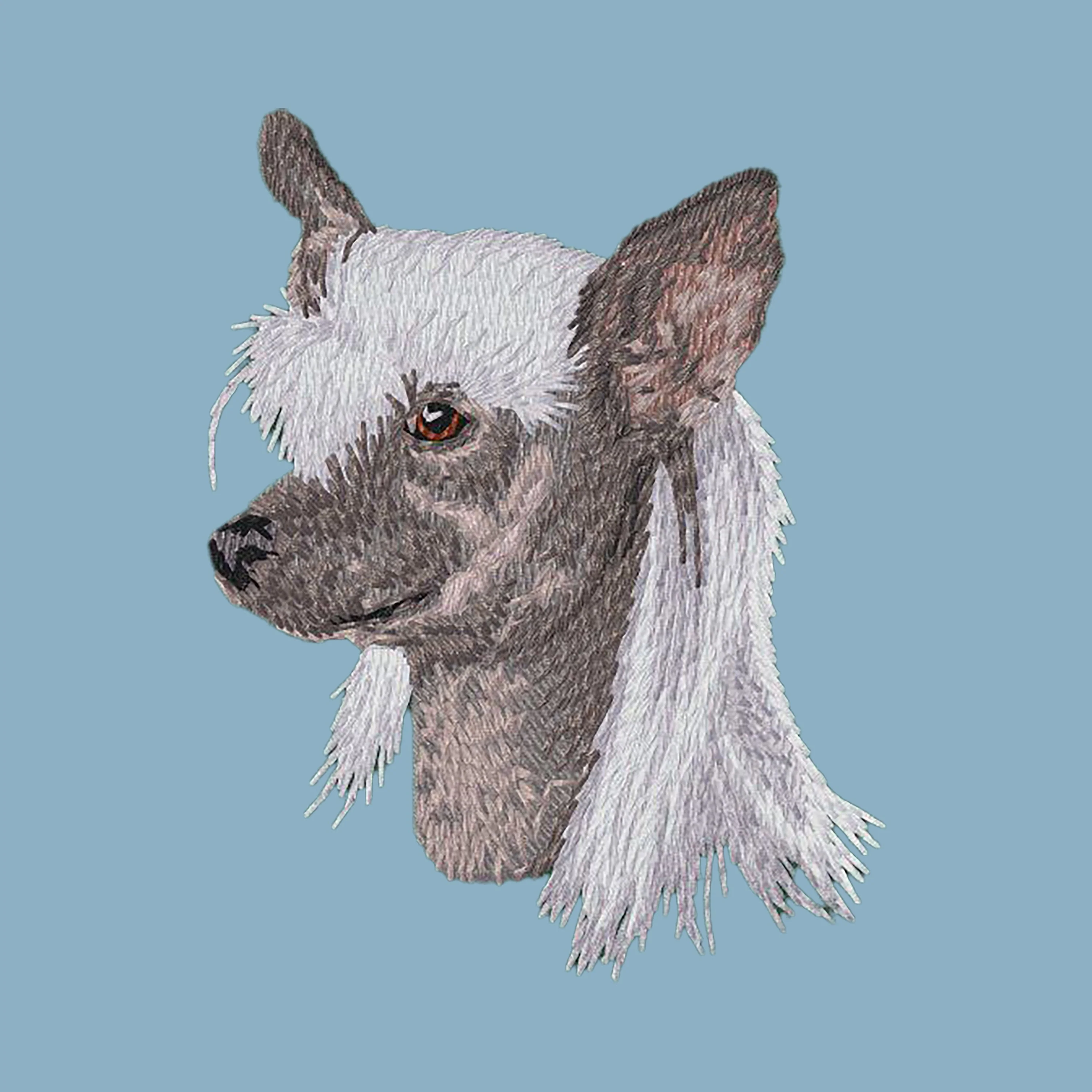 Chinese Crested Embroidered Sweatshirt Hoodie - Image 4