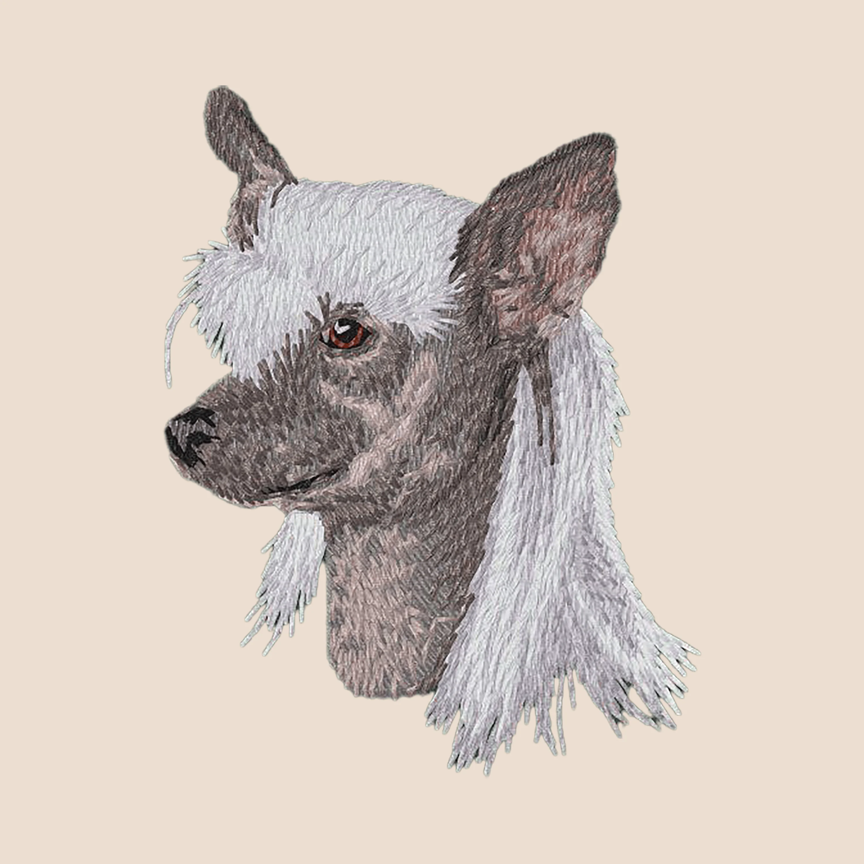 Chinese Crested Embroidered Tote - Image 4