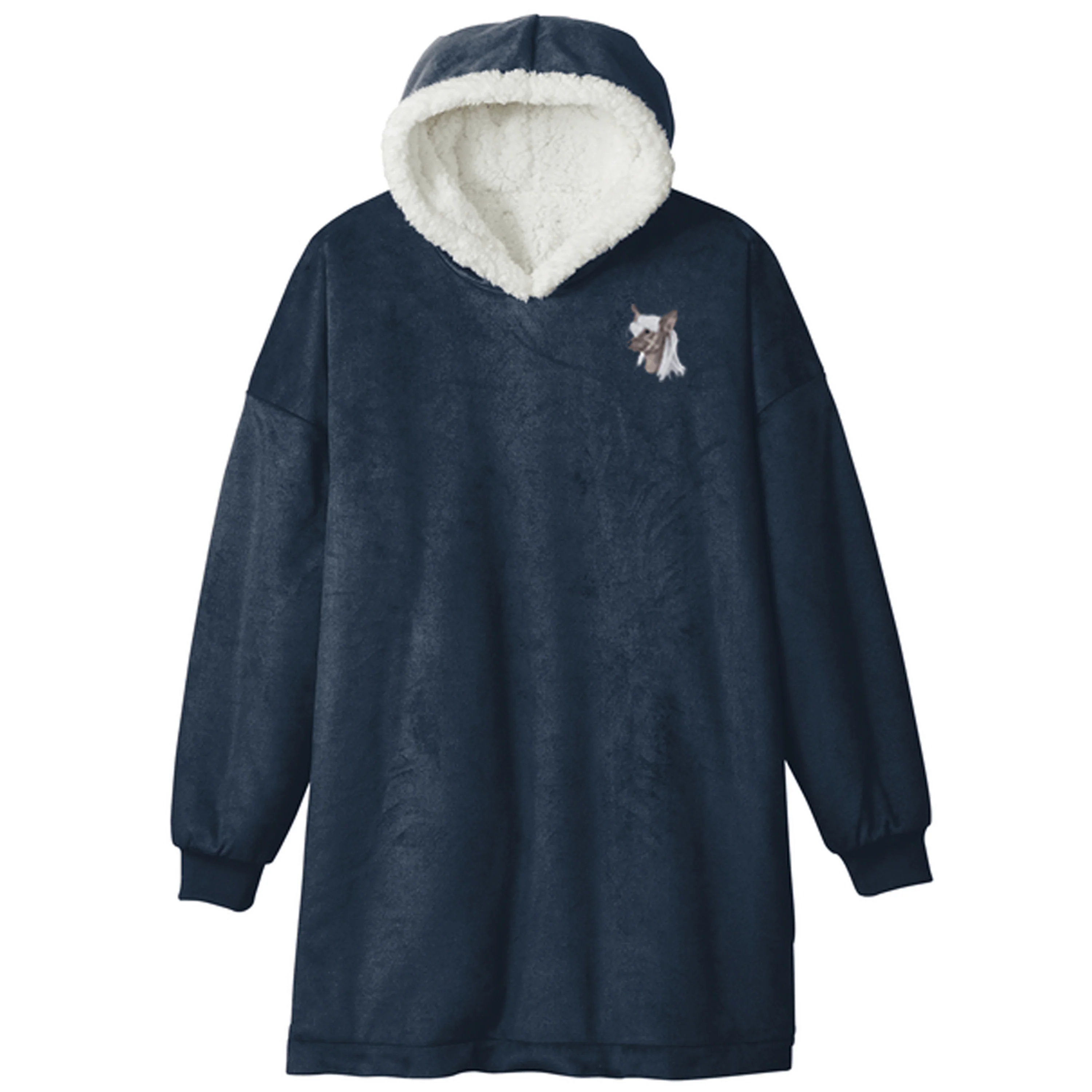 Chinese Crested Embroidered Wearable Blanket - Image 3