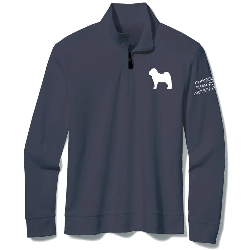 Chinese Shar-Pei Embroidered AKC Quarter Zip - Image 7