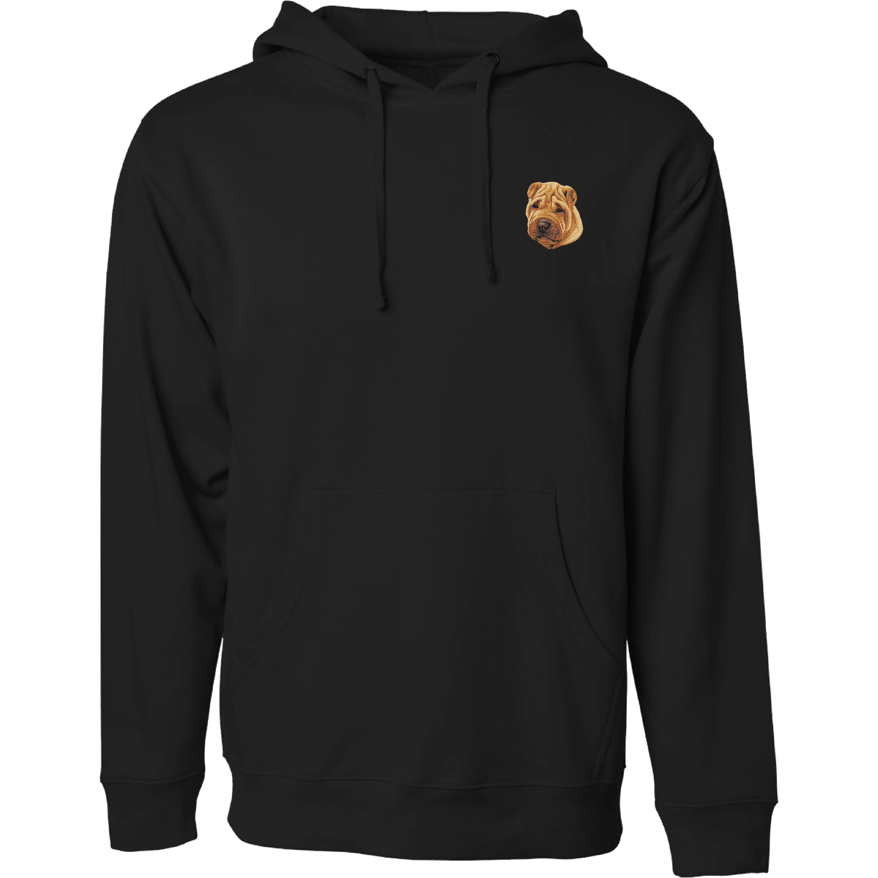 Chinese Shar-Pei Embroidered Sweatshirt Hoodie