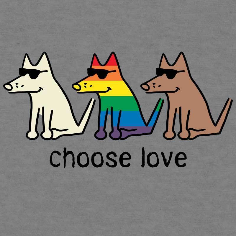Choose Love - Ladies Plus V-Neck Tee - Image 2