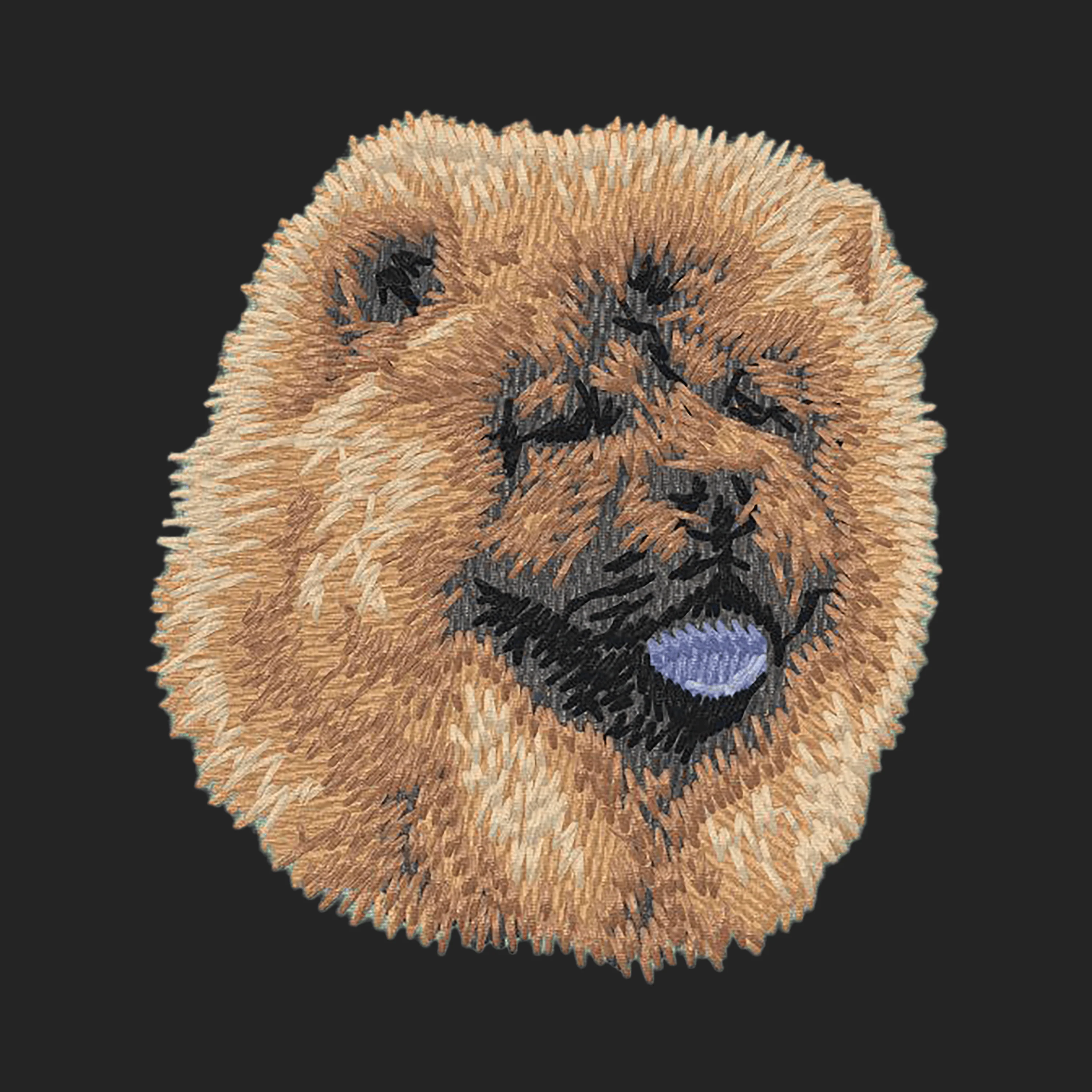 Chow Chow Embroidered Sweatshirt Hoodie - Image 2