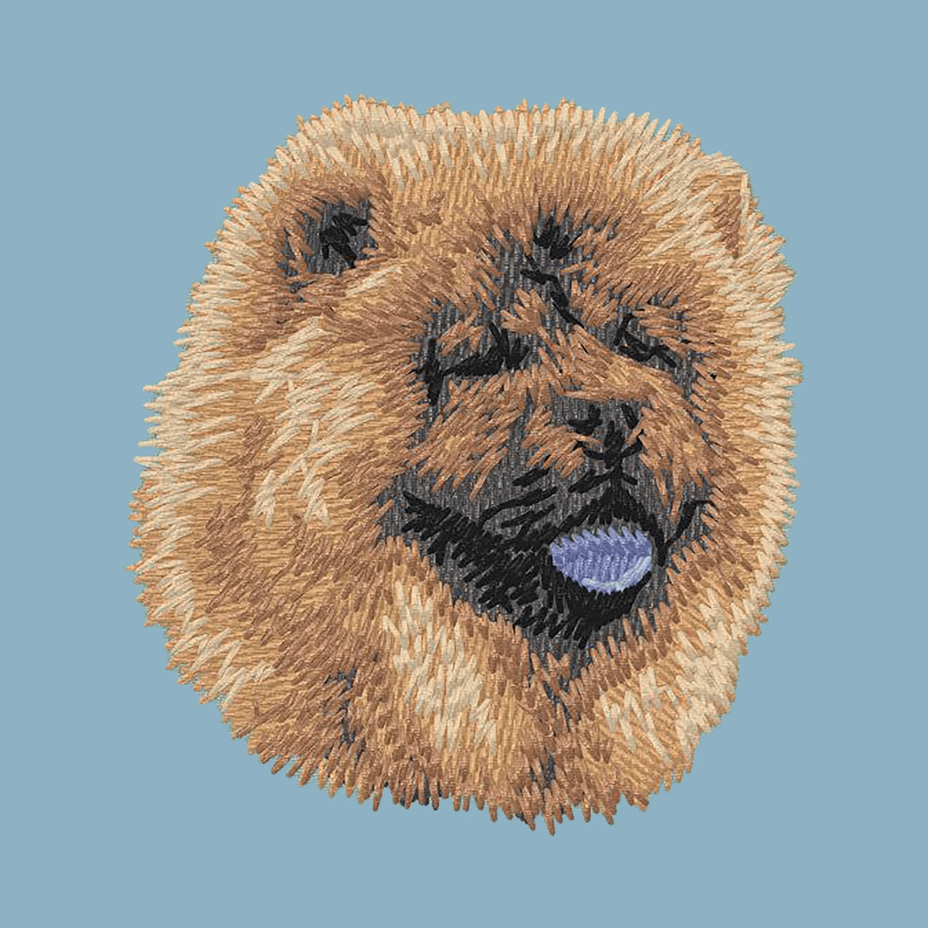 Chow Chow Embroidered Sweatshirt Hoodie - Image 6