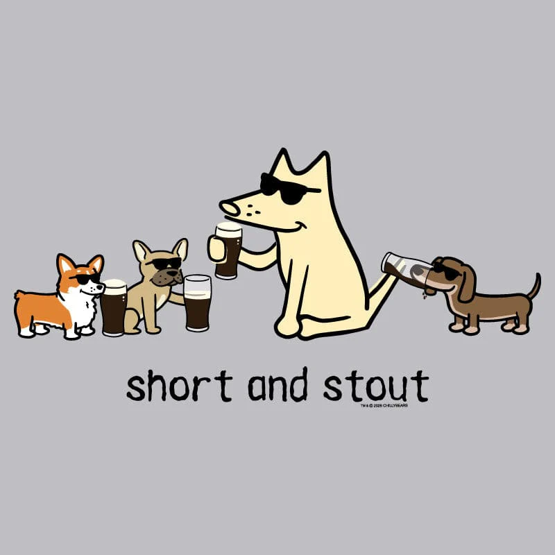 Short and Stout - Ladies Curvy V-Neck Tee - Image 2