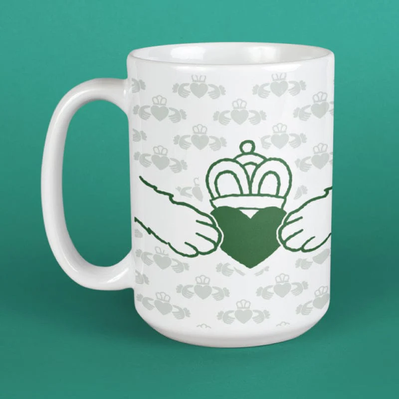 Claddagh Dog - Large Coffee Mug