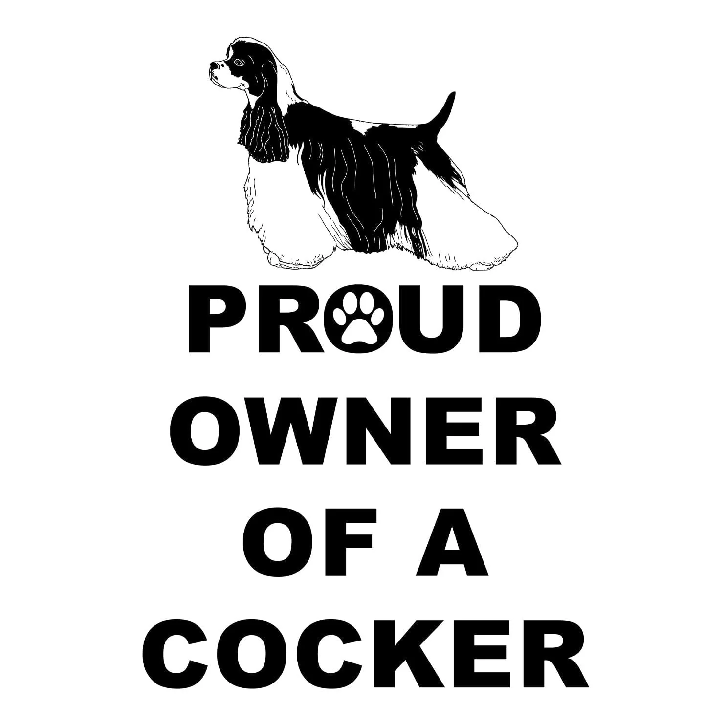 Cocker Spaniel Proud Owner - Women's V-Neck T-Shirt - Image 2