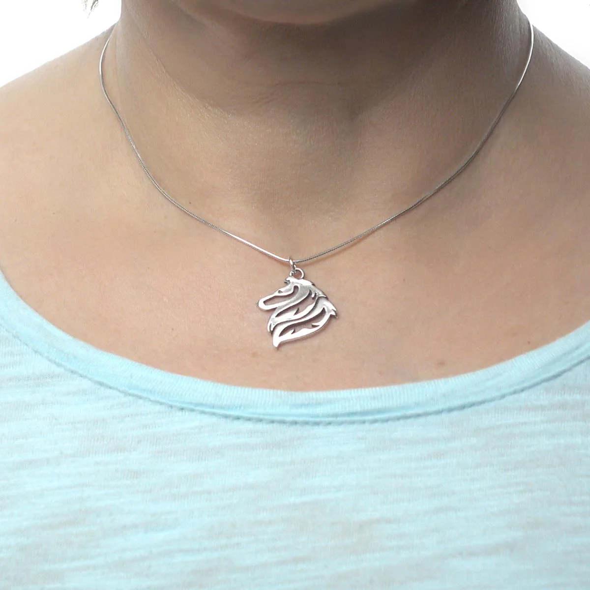 Collie, Rough Coat, Head, Pendant - Image 5
