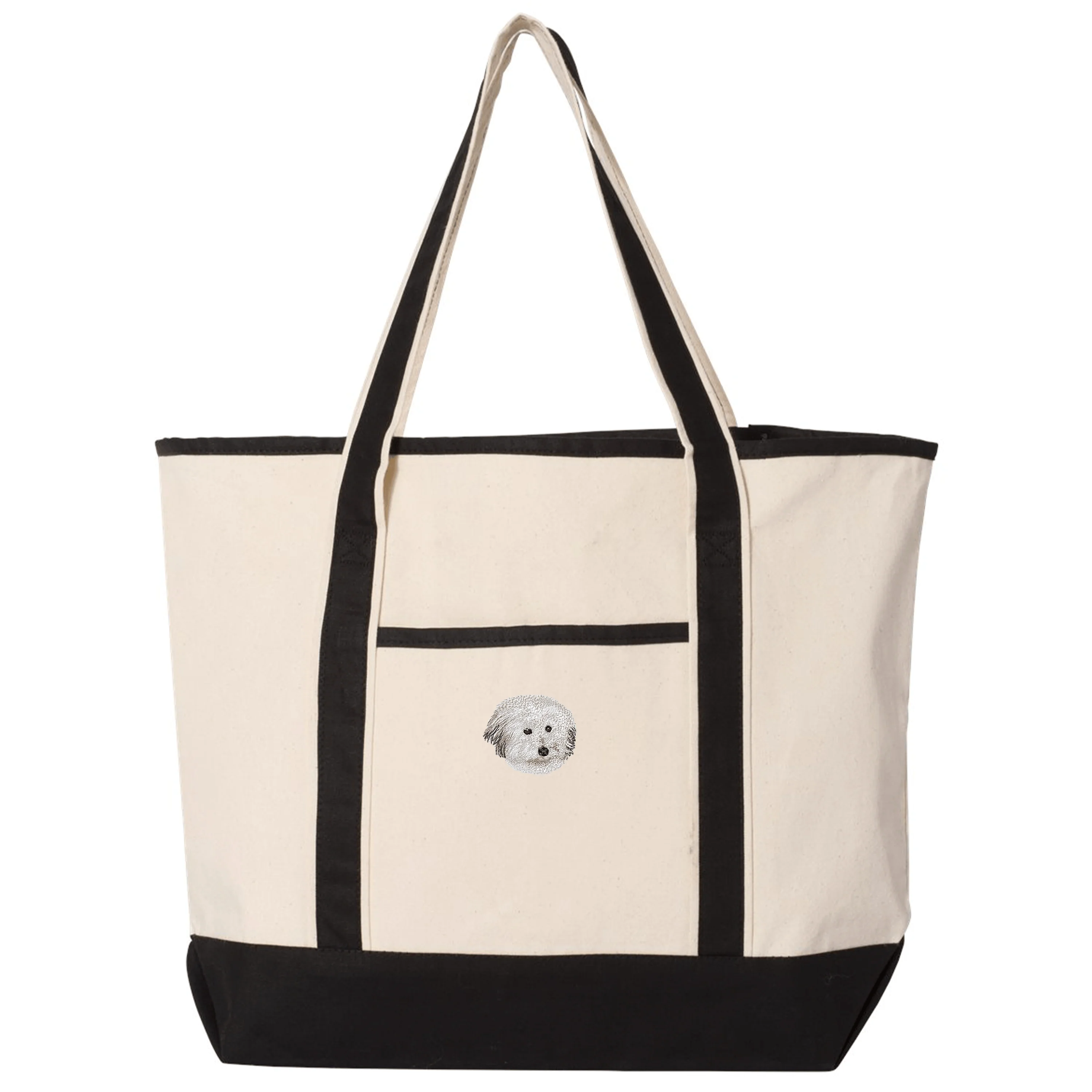 Coton de Tulear Embroidered Tote