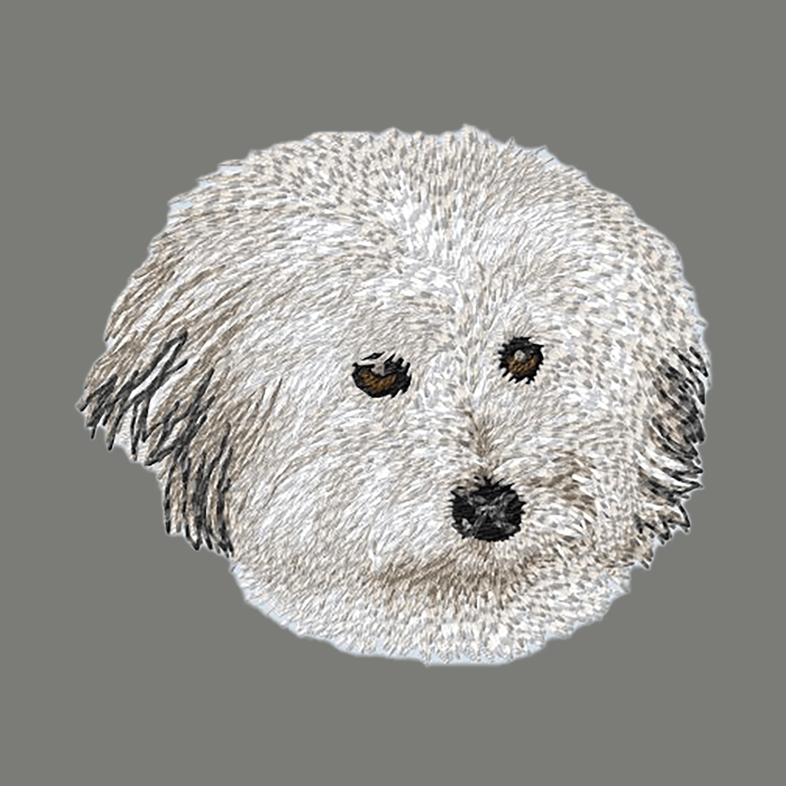 Coton de Tulear Embroidered Wearable Blanket - Image 4