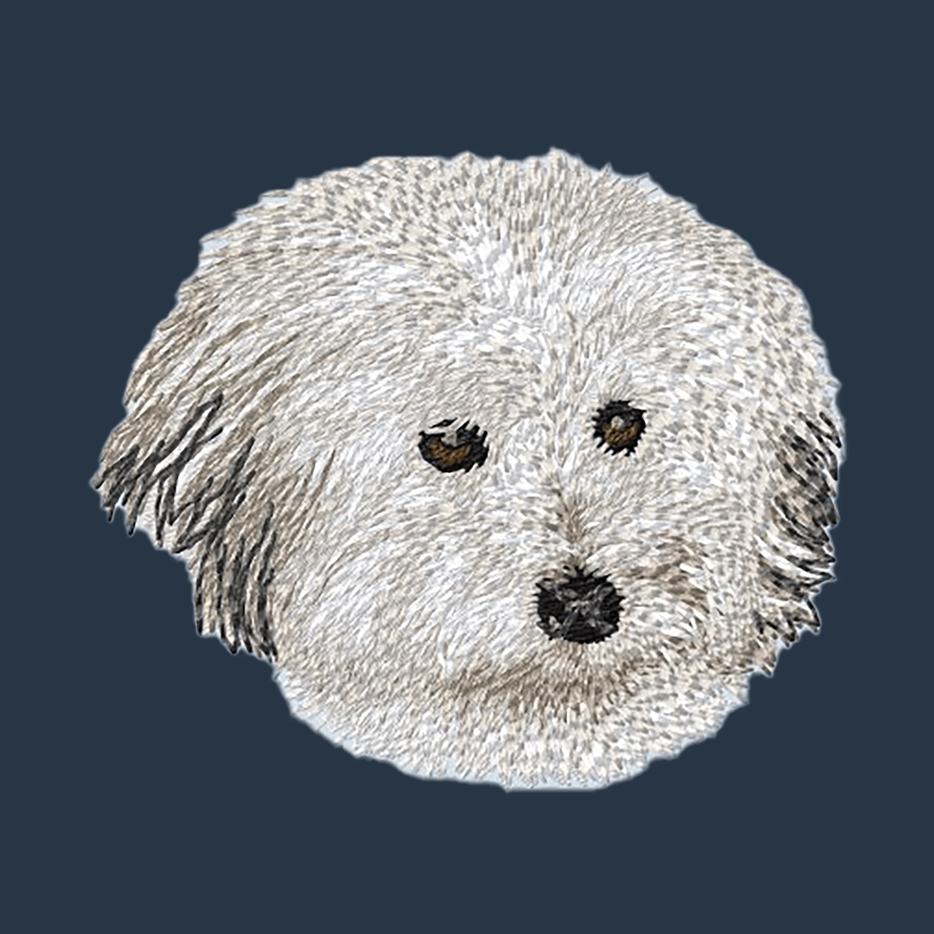 Coton de Tulear Embroidered Wearable Blanket - Image 6